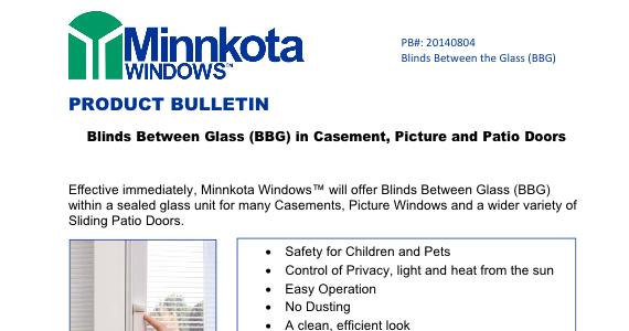 Blinds Between the Glass